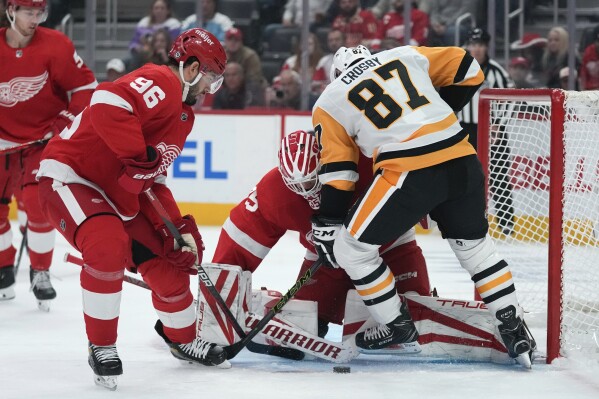 Red sale penguins jersey